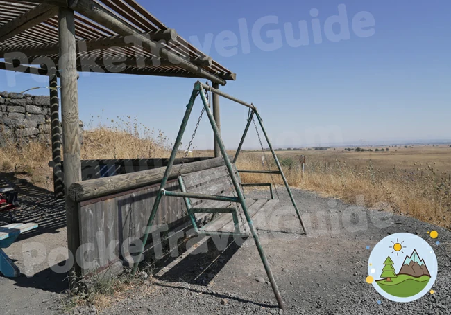 Swing at Mitzpe Nechama Lookout campsite - PockeTravelGuide
