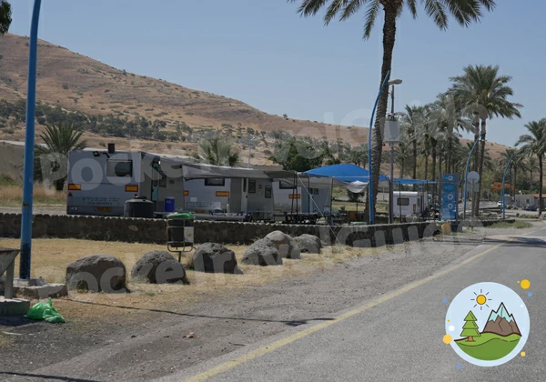 Carvan camping at the Sea of Galilee - PockeTravelGuide